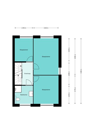 Floorplan - De Goede Woning 1, 3864 DG Nijkerkerveen